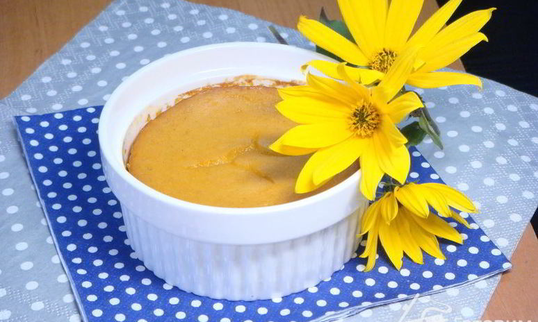 Рецепт запеченного крема из тыквы