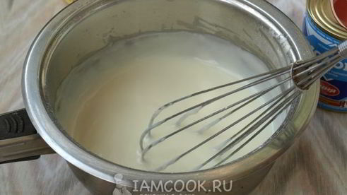 заварной крем для наполеона со сгущенкой