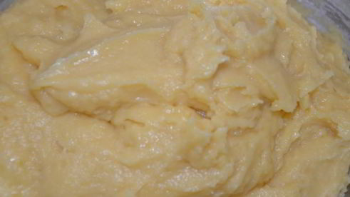 заварные колечки с творожным кремом