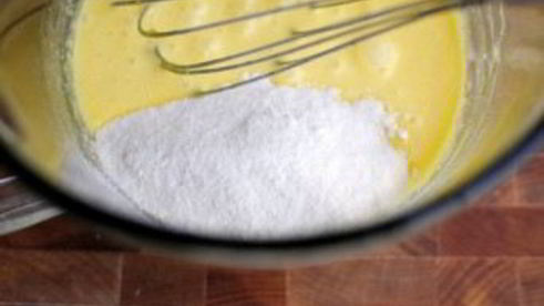 лимонный пудинг