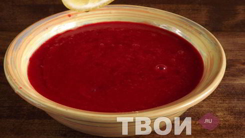 малиновый сорбет