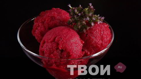 малиновый сорбет