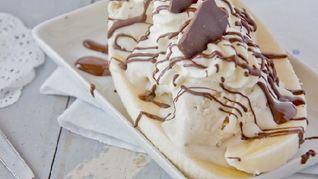 Банановое мороженое без мороженицы и Banana Split