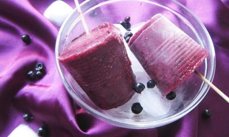 Рецепт чернично-йогуртового мороженого