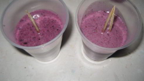 чернично-йогуртовое мороженое