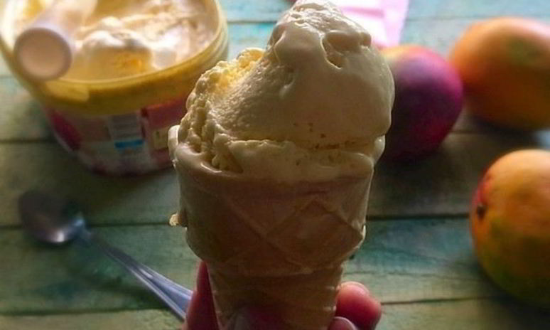 Рецепт домашнего мангового мороженого