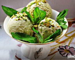 Фисташковое мороженое