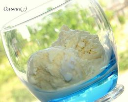 Грушевое мороженое с апельсиновым флером