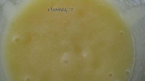 грушевое мороженое с апельсиновым флером