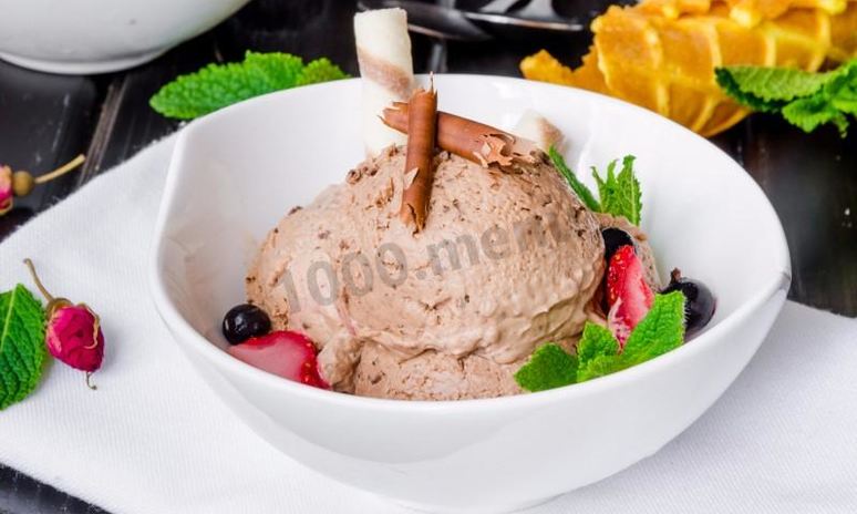 Рецепт итальянского десерта шоколадное мороженое семифредо