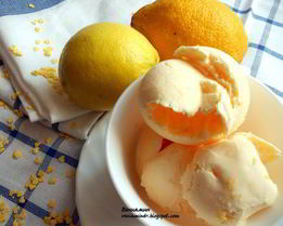 Лимонное мороженое