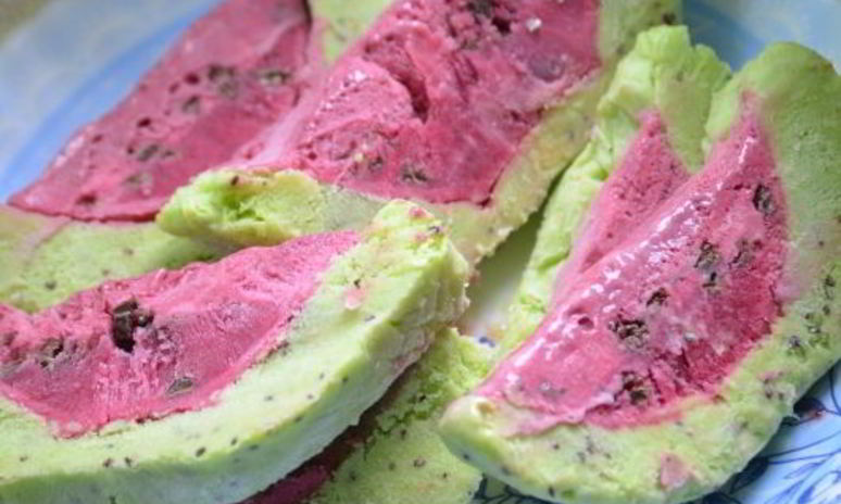 Рецепт мороженого арбуз