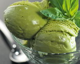 Мороженое из базилика