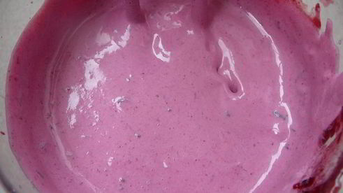 мороженое из черной смородины