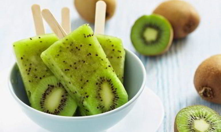 Рецепт мороженого из киви с соком апельсина