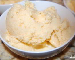 Мороженое из молока и сахара