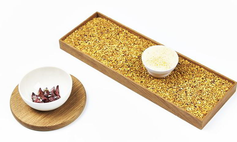 Рецепт мороженого из воска и пыльцы и сушеное яблоко с темным медом и бузиной