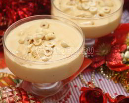 Новогодний десерт-мороженое Крем-брюле