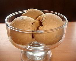 Шоколадное мороженое без сливок