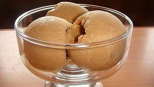 Шоколадное мороженое без сливок