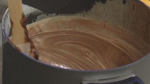 шоколадное мороженое с виски