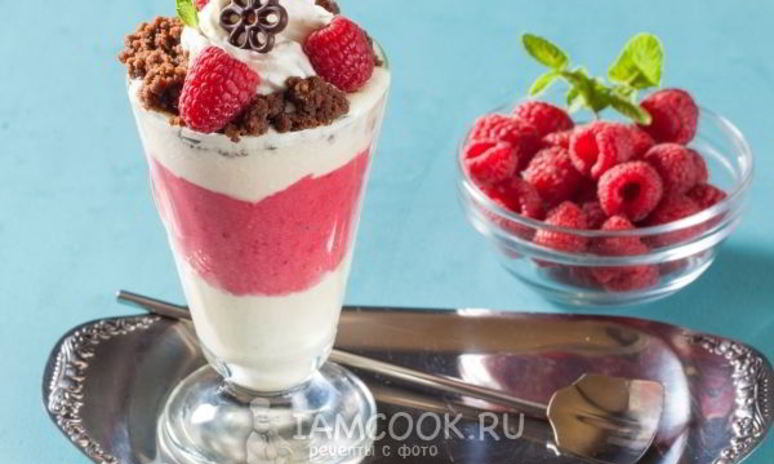 Рецепт слоеного мороженого парфе