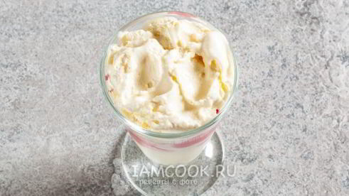 слоеное мороженое парфе