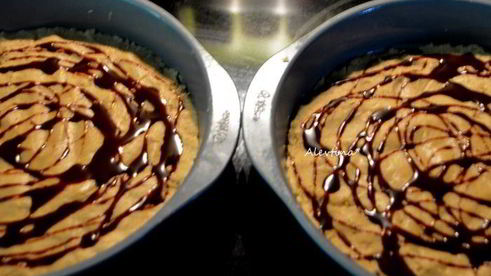 торт-мороженое с ирисовым соусом