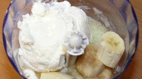 творожно-дынное мороженое