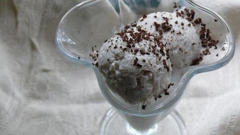 творожно-дынное мороженое