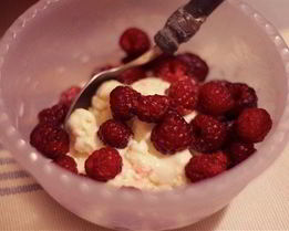 Ванильное мороженое с фруктозой