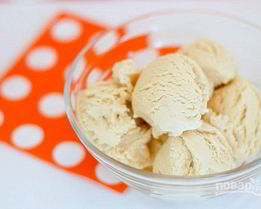 Яблочное мороженое из молока