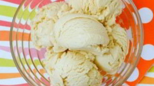 яблочное мороженое из молока