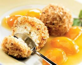 Жареное мороженое в хрустящей панировке