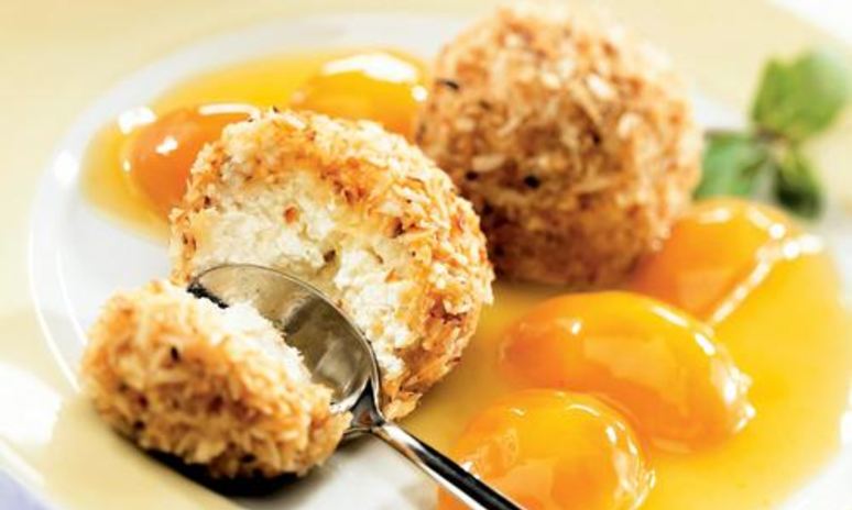 Рецепт жареного мороженого в хрустящей панировке