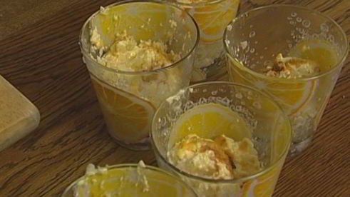 мускатный рисовый пудинг