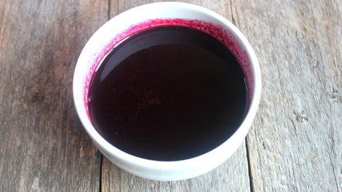 бруснично-черничный мусс