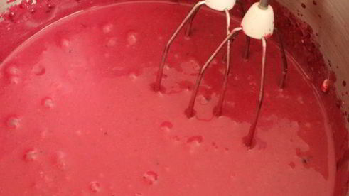 бруснично-черничный мусс