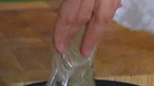 йогуртовый мусс с красной смородиной