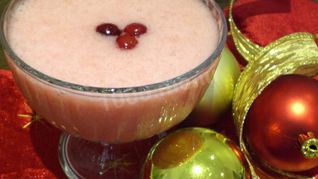 Клюквенный мусс с манкой