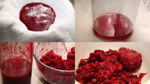 клюквенный мусс