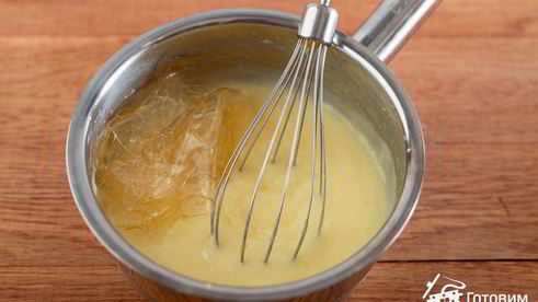 лимонно-ванильный мусс