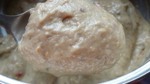 магрибский мусс из запеченных баклажанов