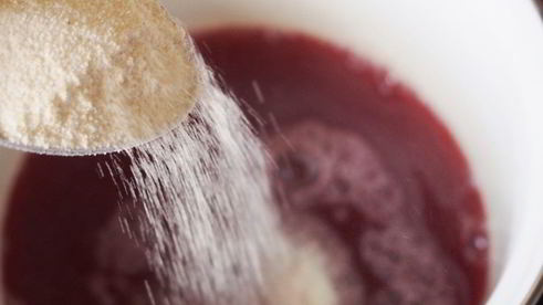 малиновый мусс из манки