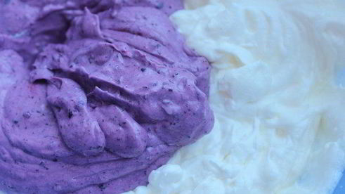 мини-торты с черничным муссом