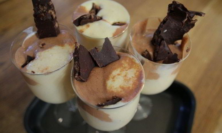 Рецепт мусса два шоколада