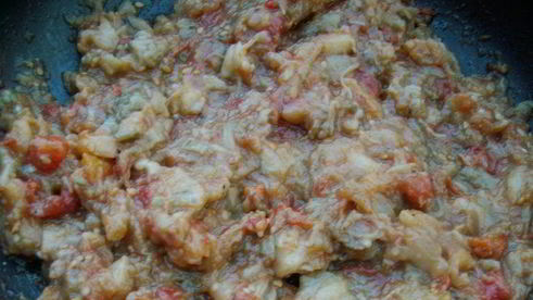 мусс из баклажанов