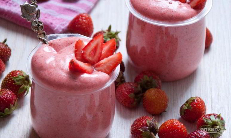 Рецепт мусса из клубники