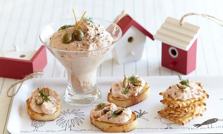 Рецепт мусса из копченого лосося