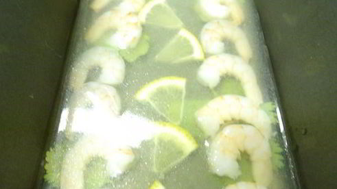 мусс из рыбы и креветок